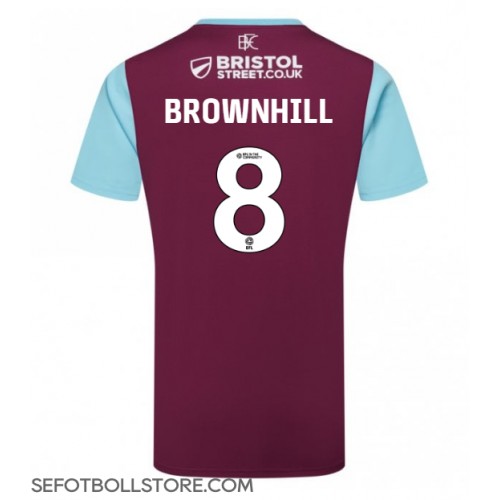 Burnley Josh Brownhill #8 Replika Hemmatröja 2024-25 Kortärmad